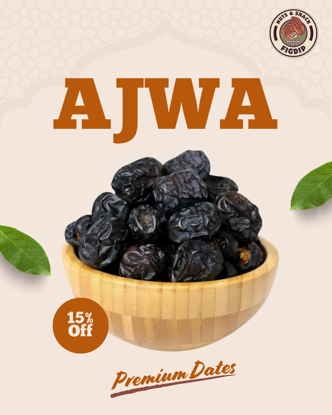 Fresh Classic Ajwa 400gram - Madina Ajwa